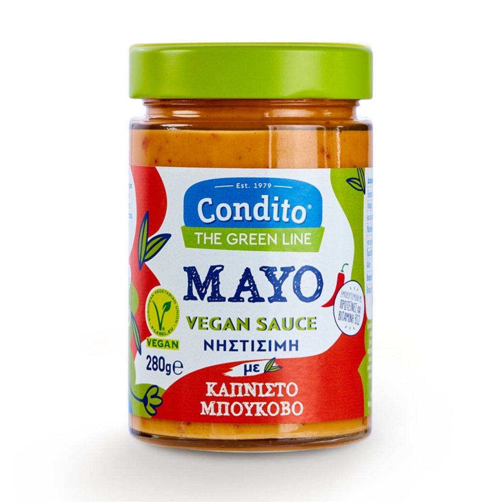 Mayo Vegan Sauce με Καπνιστό Μπούκοβο Condito The Green Line